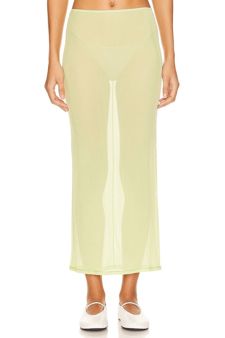 GRLFRND Mesh Midi Skirt - XXS